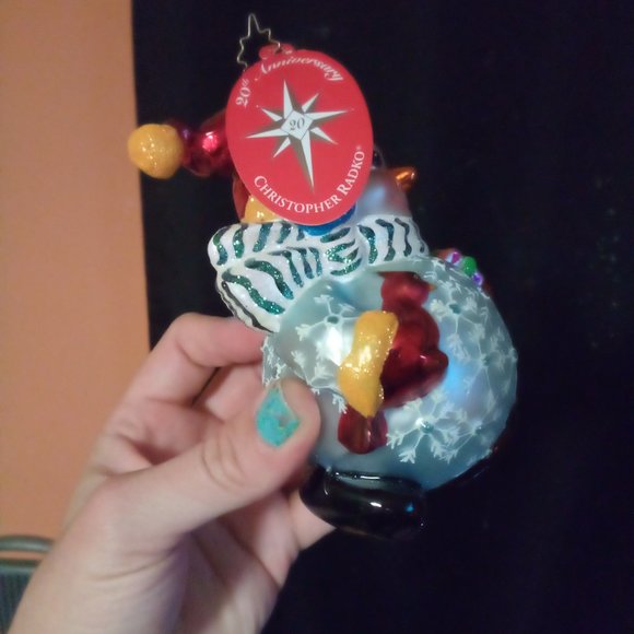 20th Anniversary Snowman CHUBBY CHEER Ornament - Picture 6 of 7
